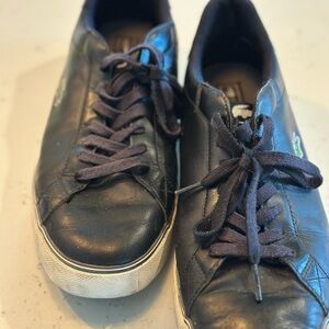 Lacoste Black Leather Men's Sneakers